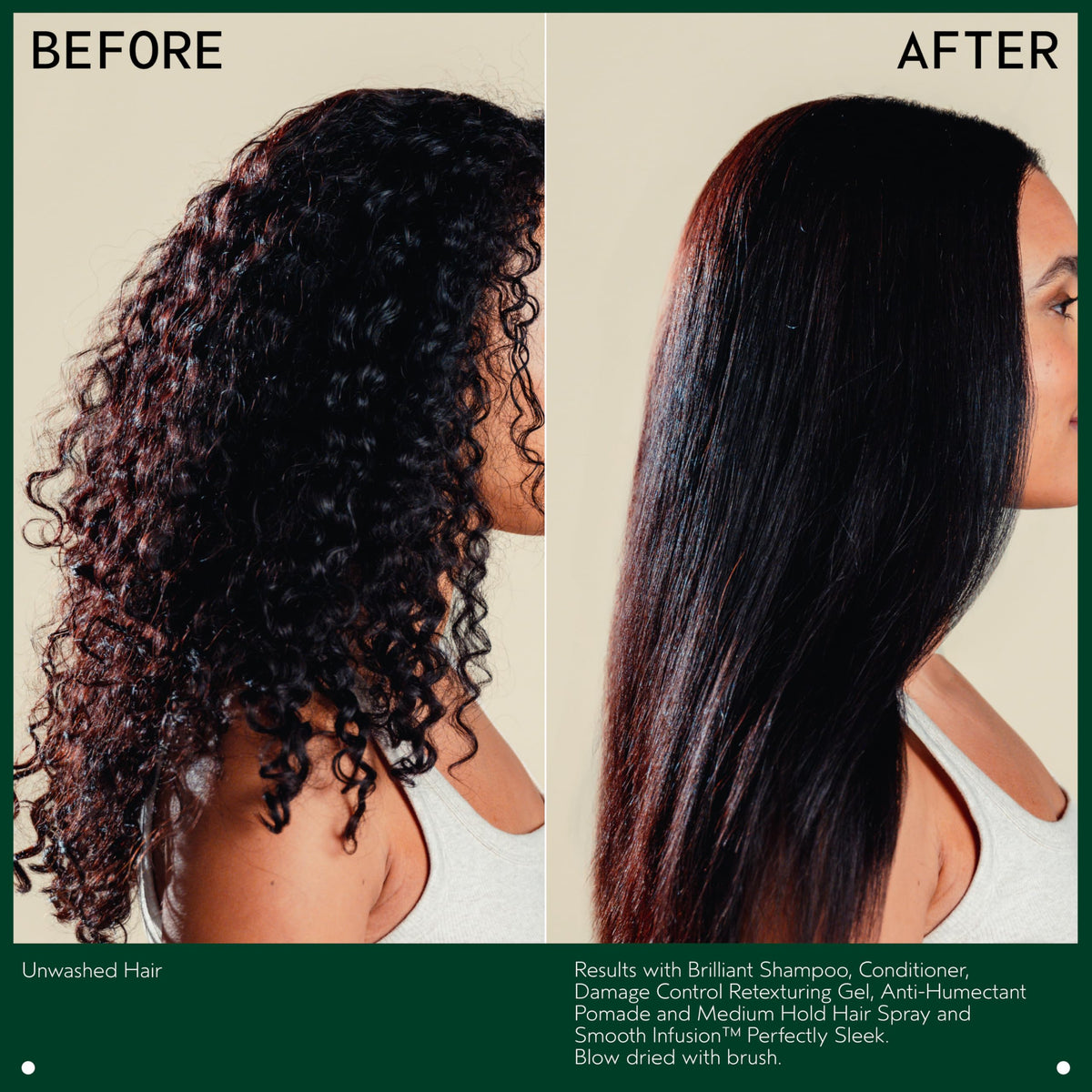 Black AVEDA Brilliant Anti-Humectant Pomade | Helps Prevent Frizz & Flyaways | Protects Against Humidity | for Curly & Coily Hair Types | Castor Oil and Rice Bran | Jasmine, Rose, Clove Aroma | 2.5 Ounce