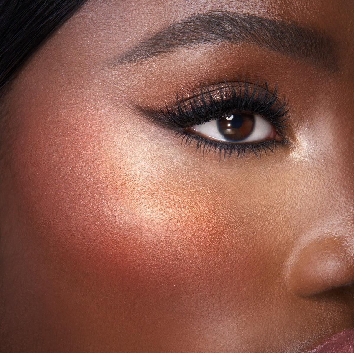 Saddle Brown Charlotte Tilbury Mini Hollywood Blush & Glow Glide Palette - Powder Duo