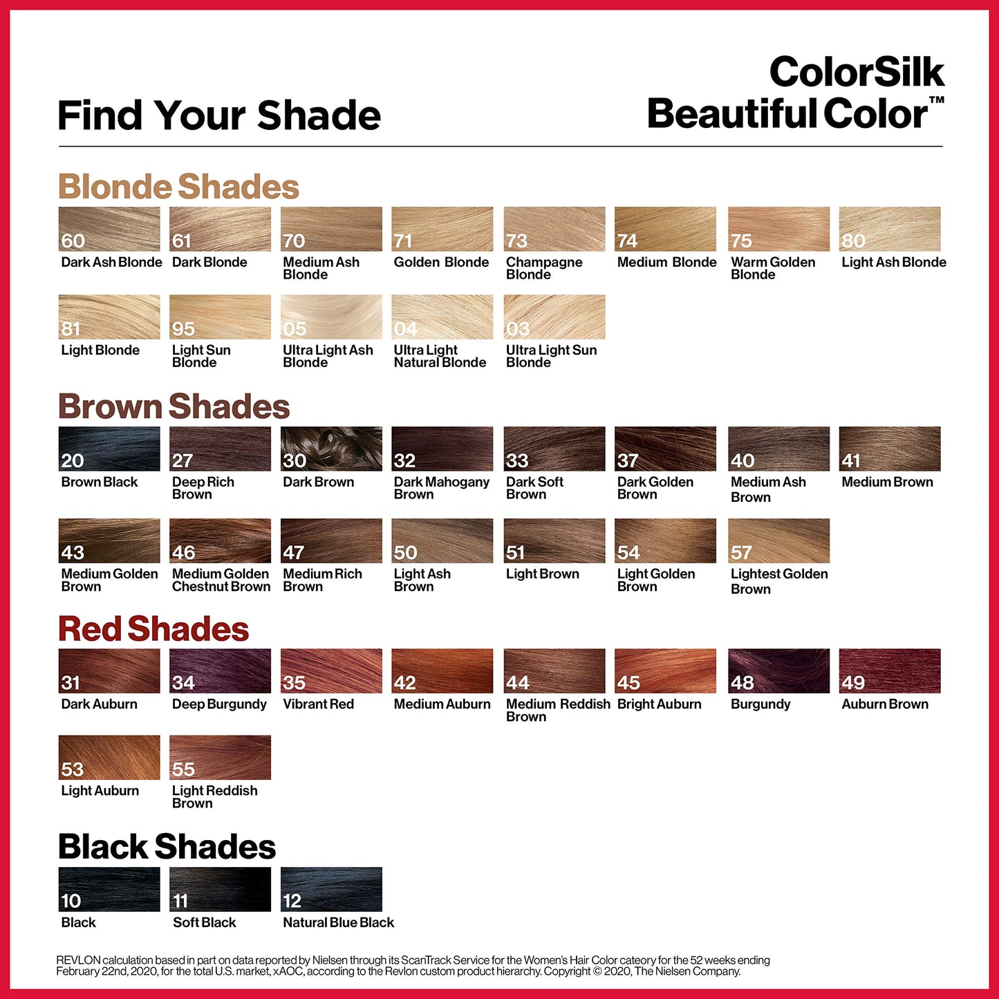 White Smoke Revlon Permanent Hair Color, Permanent Hair Dye, Colorsilk with 100% Gray Coverage, Ammonia-Free, Keratin and Amino Acids, 45 Bright Auburn, 4.4 Oz (Pack of 3)