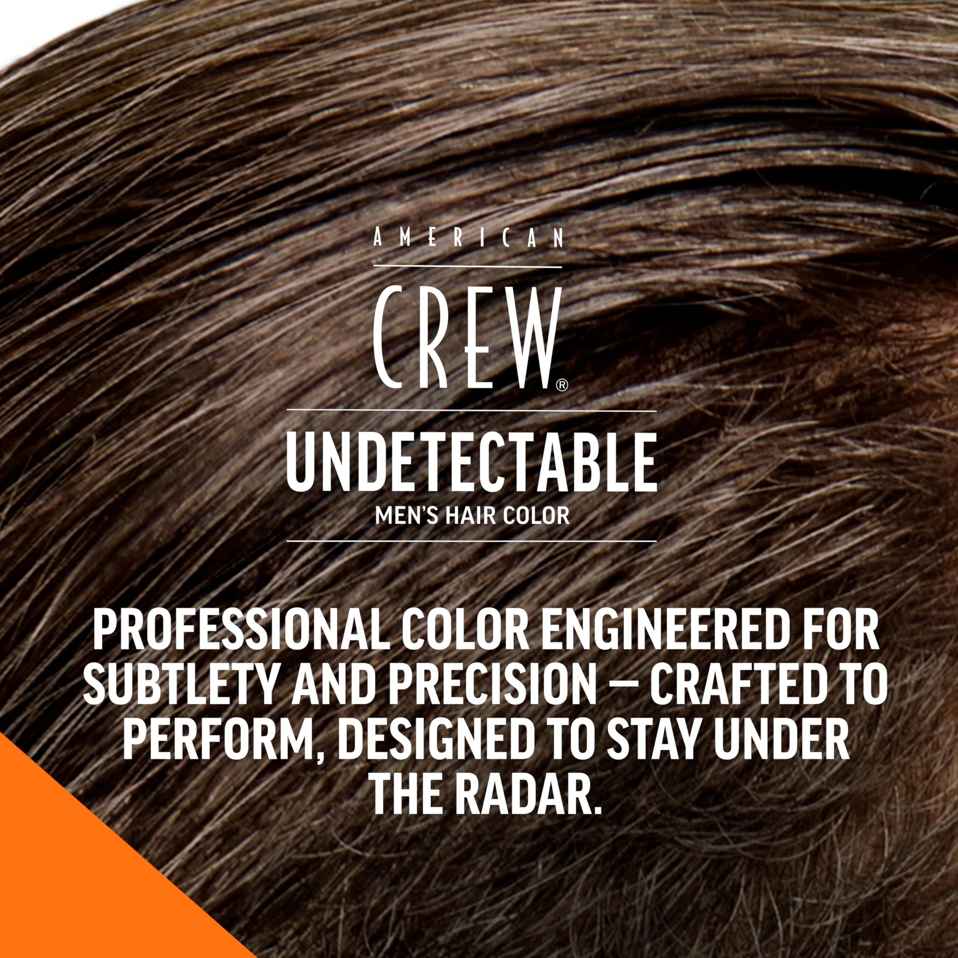 Black American Crew Undetectable Men's Hair Color |Light Medium Brown Demi-Permanent Hair Dye | Natural-Looking Gray Coverage for Men, 005 Light Medium Brown, 1 pack