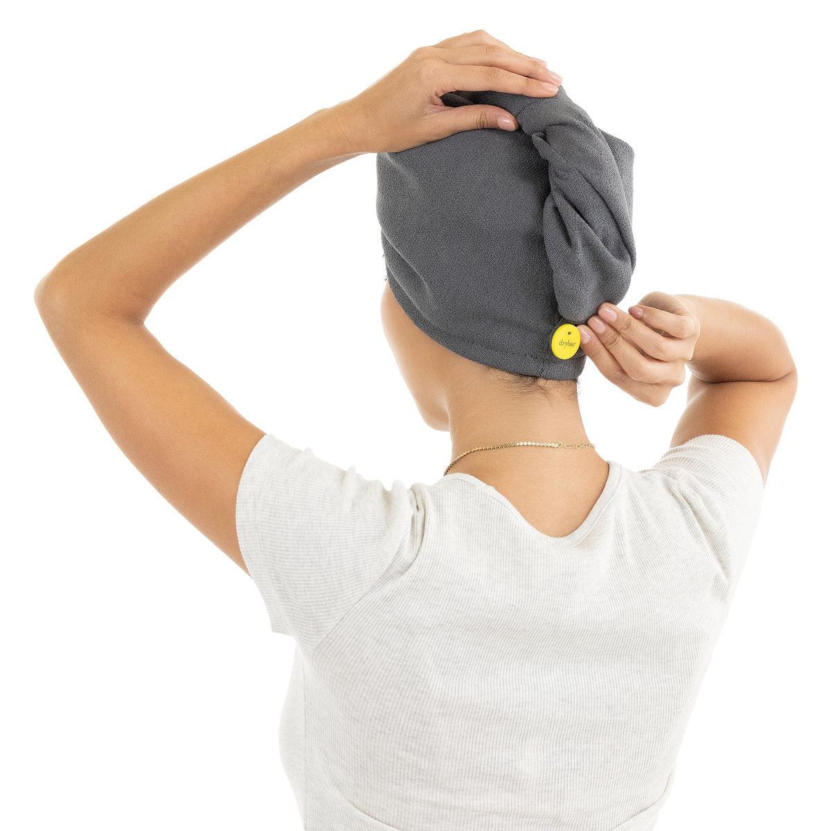 White Smoke Drybar Dry Martini Microfiber Hair Wrap