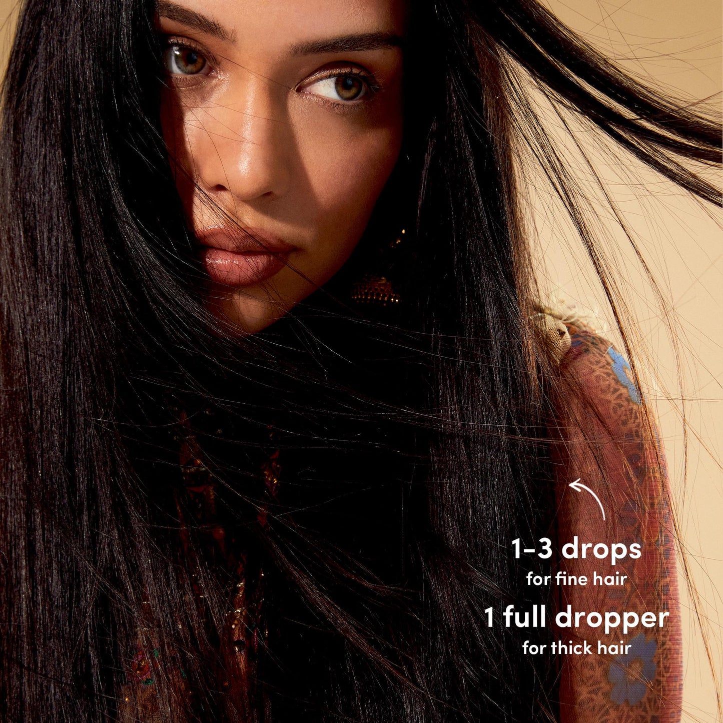 Black Fable and Mane MahaMane Smooth & Shine Hair Serum - Protective Oil Treatment for Dry, Damaged Hair. 1.8FL oz
