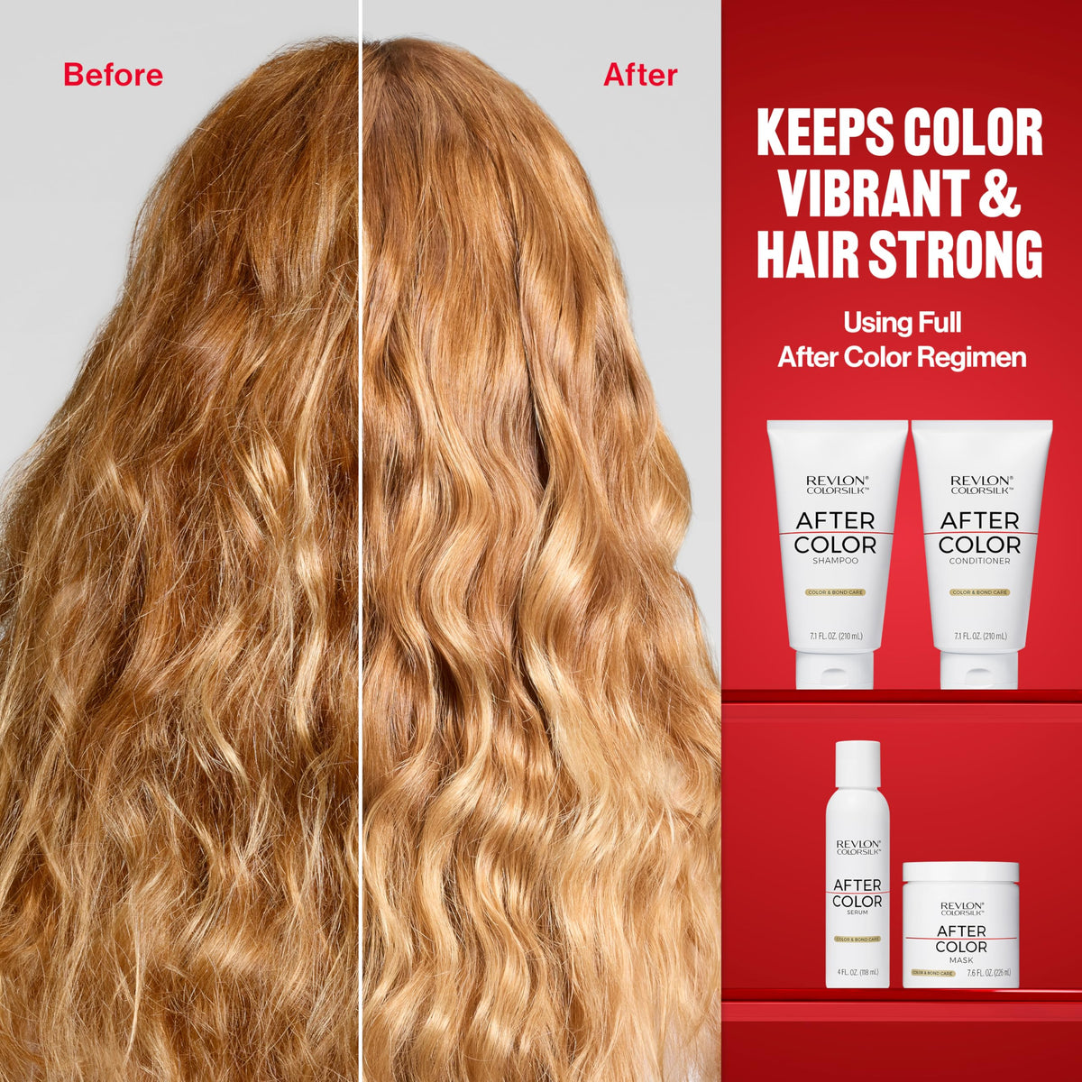 Sienna REVLON ColorSilk After Color Care Hair Mask, 7.1 fl oz