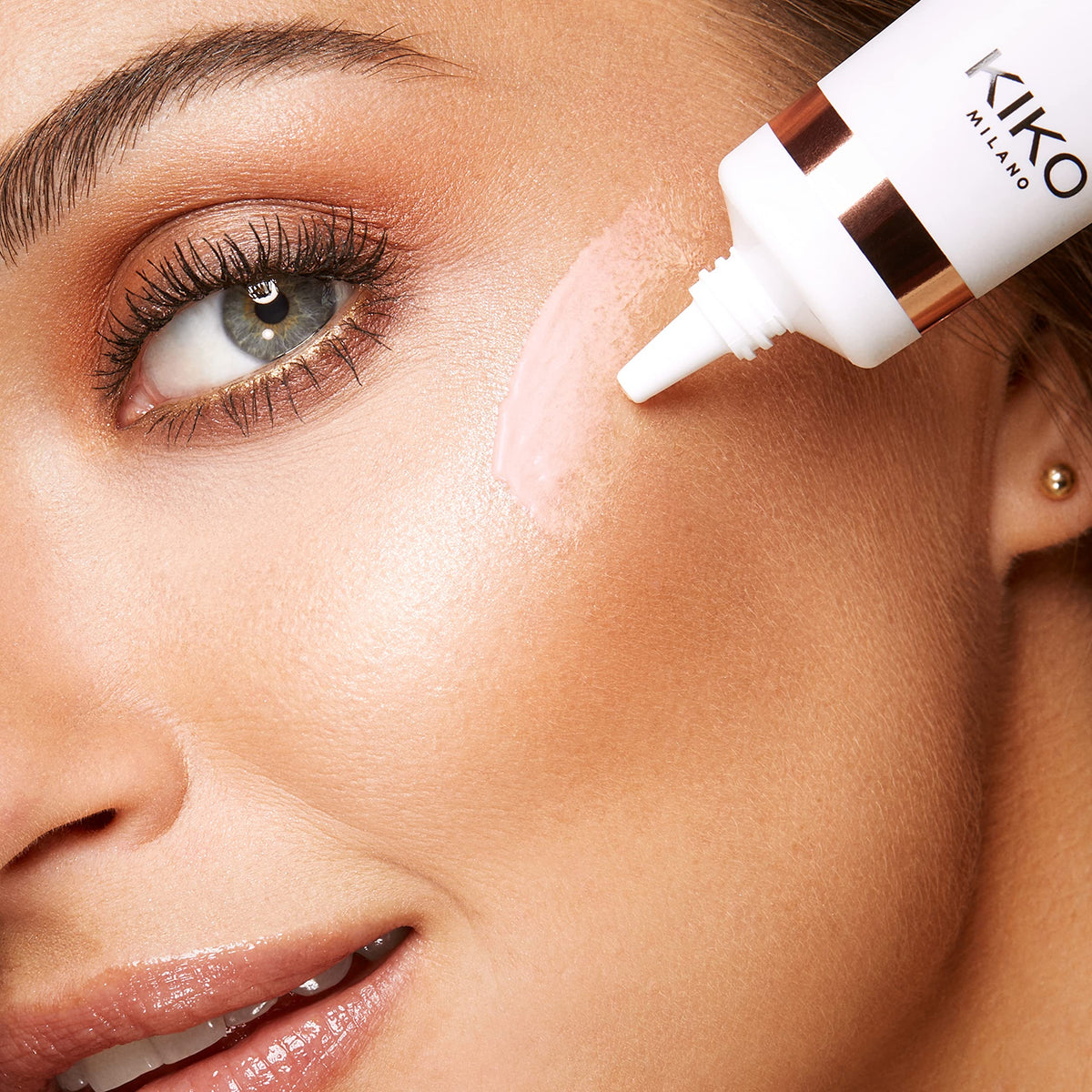 Dark Salmon Kiko Milano Radiance Boost Serum Face Base