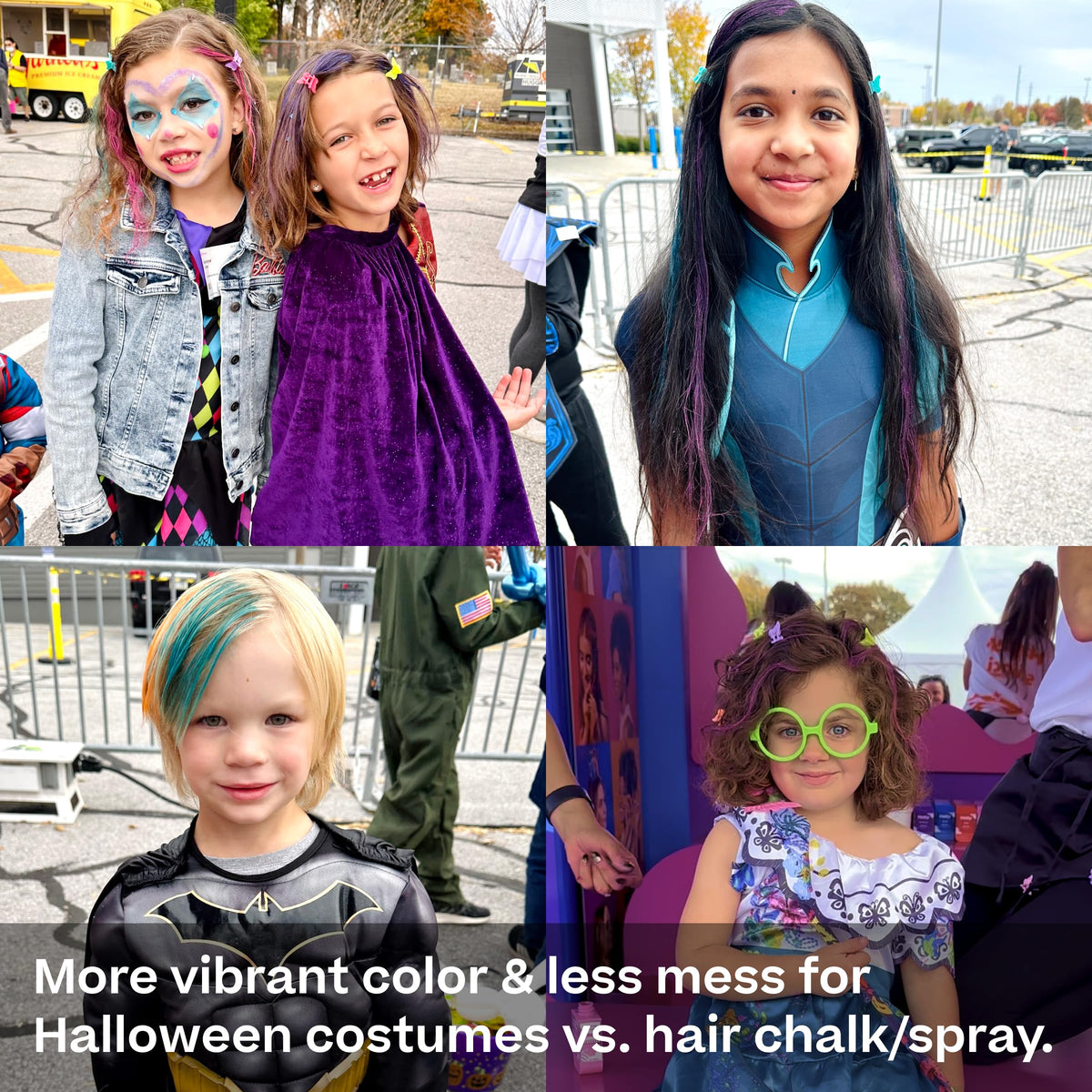 Lavender Hally Hair Shade Stix, Red Temporary Hair Dye for Kids & Adults Washable