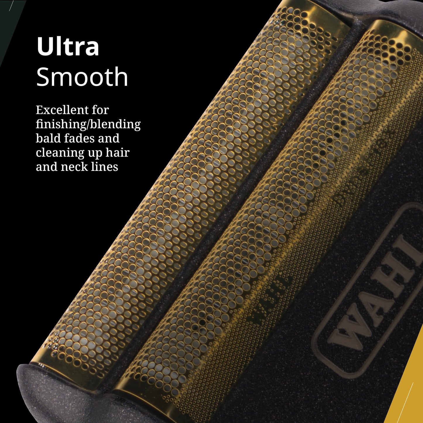 Black Wahl Professional 5 Star Finale Replacement Foil & Cutter Bar Assembly, Super Close, Gold Foil