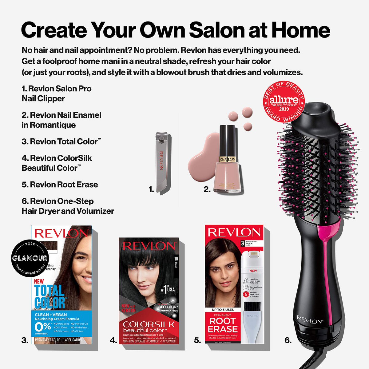 White Smoke Revlon Colorsilk Beautiful Color, Permanent Hair Dye with Keratin, 100% Gray Coverage, Ammonia Free, 30 Dark Brown