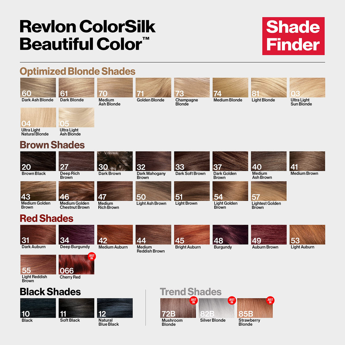 Lavender Revlon ColorSilk Permanent Hair Color, 100% Gray Coverage Dye Kit, Ammonia-Free, Keratin and Amino Acids, Blonde Shades, 74 Medium Blonde (Pack of 3)