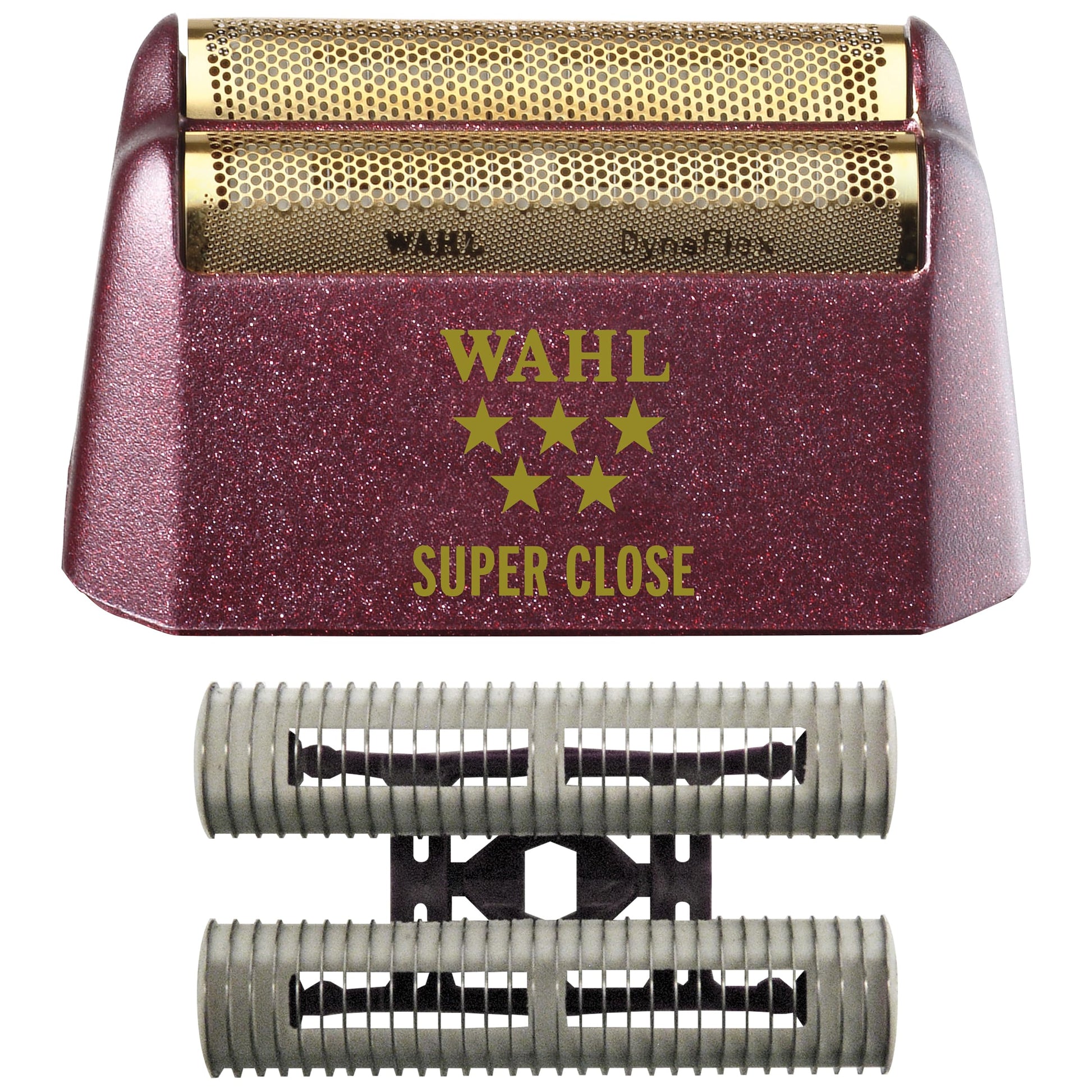 White Smoke Wahl Professional 5 Star Series Shaver Shaper Replacement Foil & Cutter Bar Assembly, Super Close, Gold