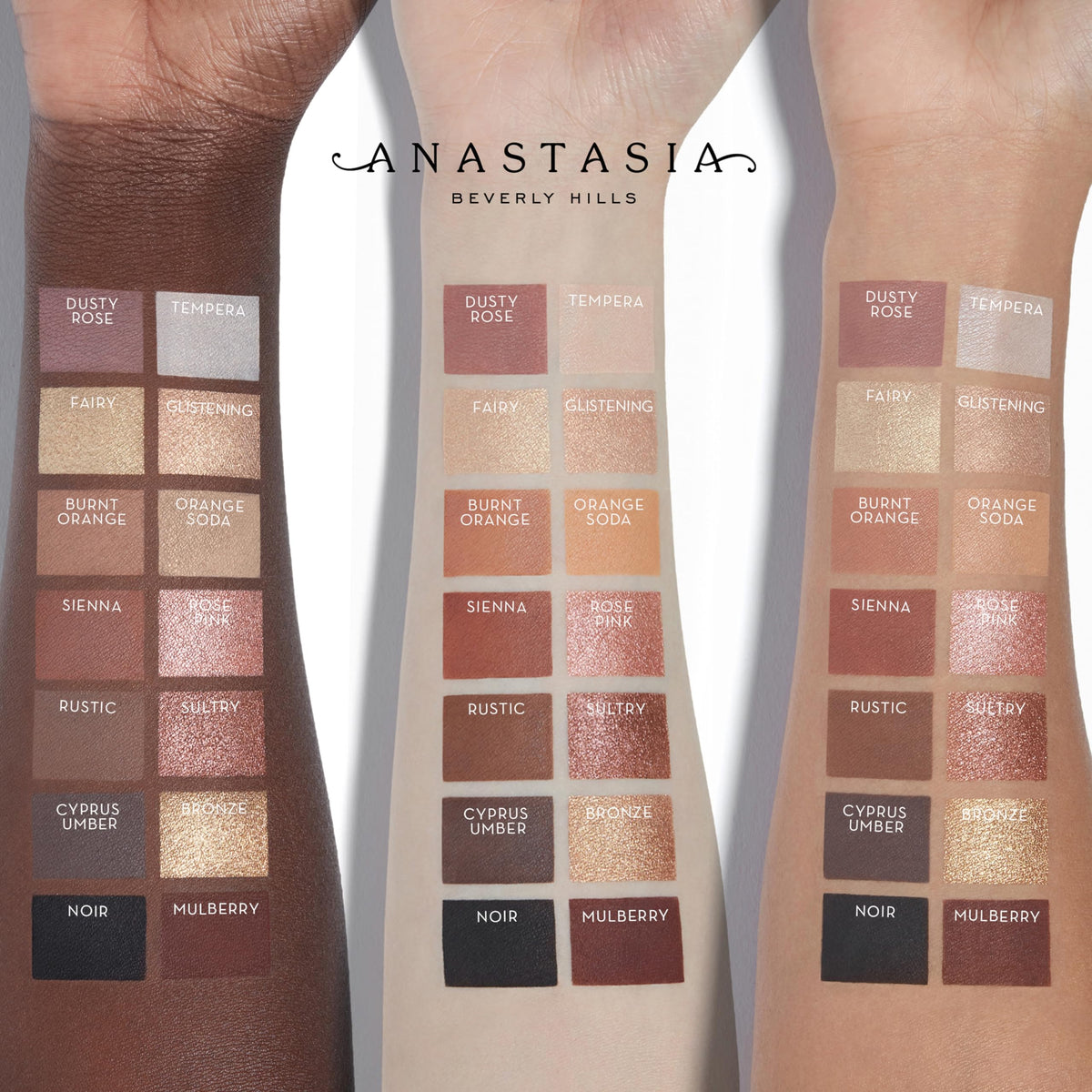 White Smoke Anastasia Beverly Hills - Fall Romance Deep Jewel Tone Eyeshadow Palette