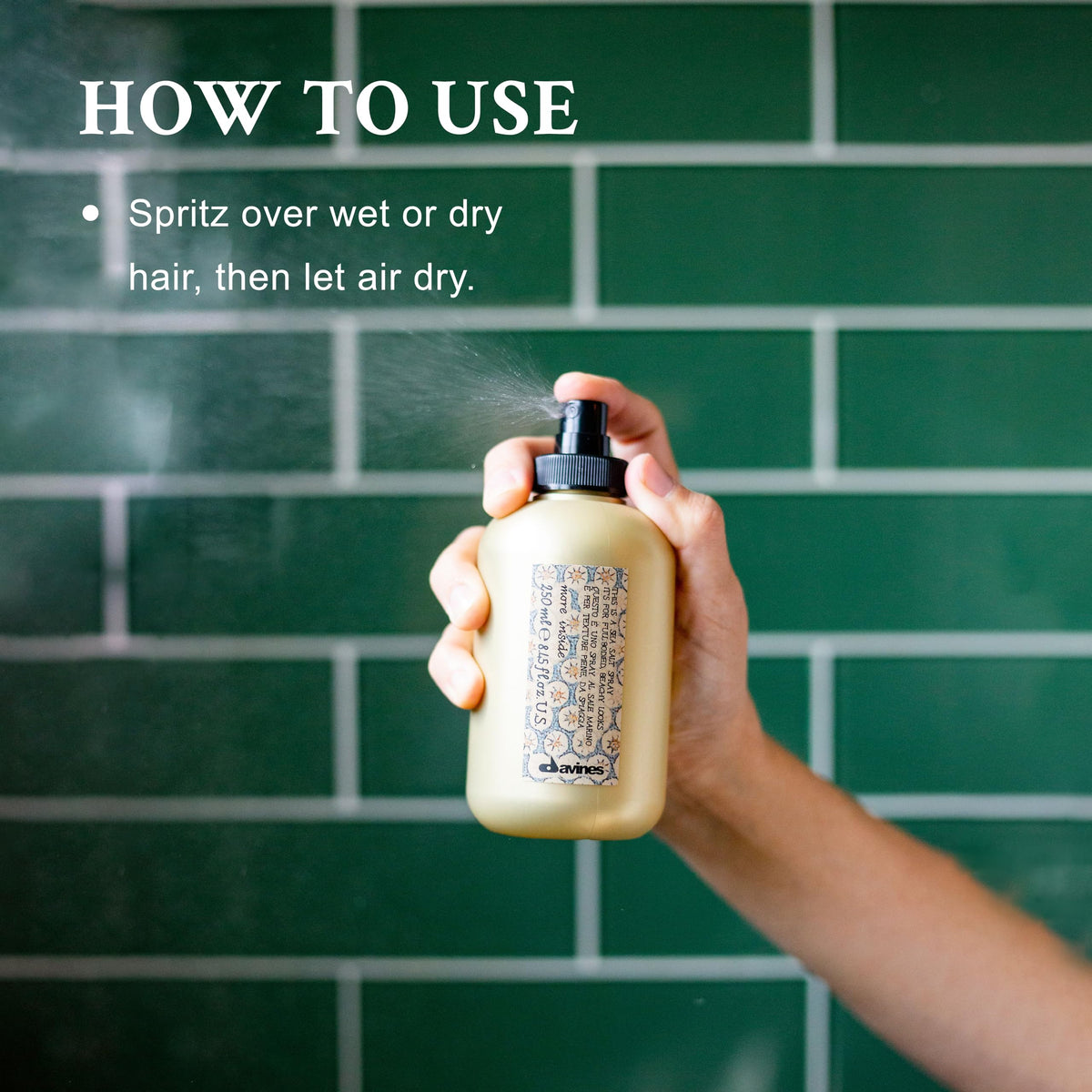 Dark Slate Gray Davines This Is A Sea Salt Spray