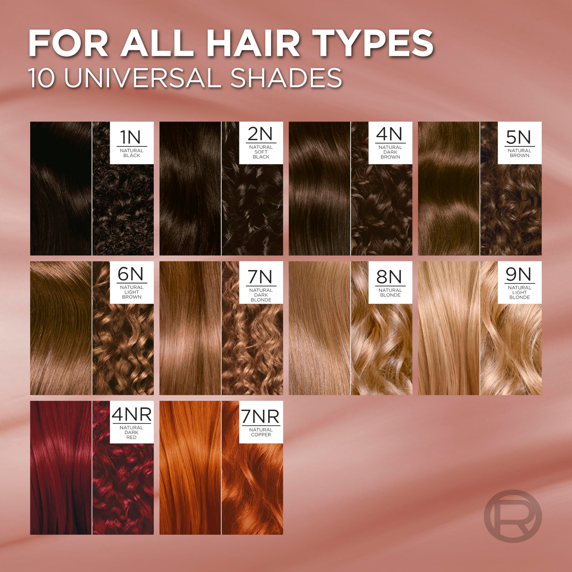 Rosy Brown L’Oreal Paris Excellence Universal Nudes Permanent Hair Color, Ammonia Free Hair Dye for Gray Hair Coverage, 5N Natural Brown, 1 Hair Dye Kit