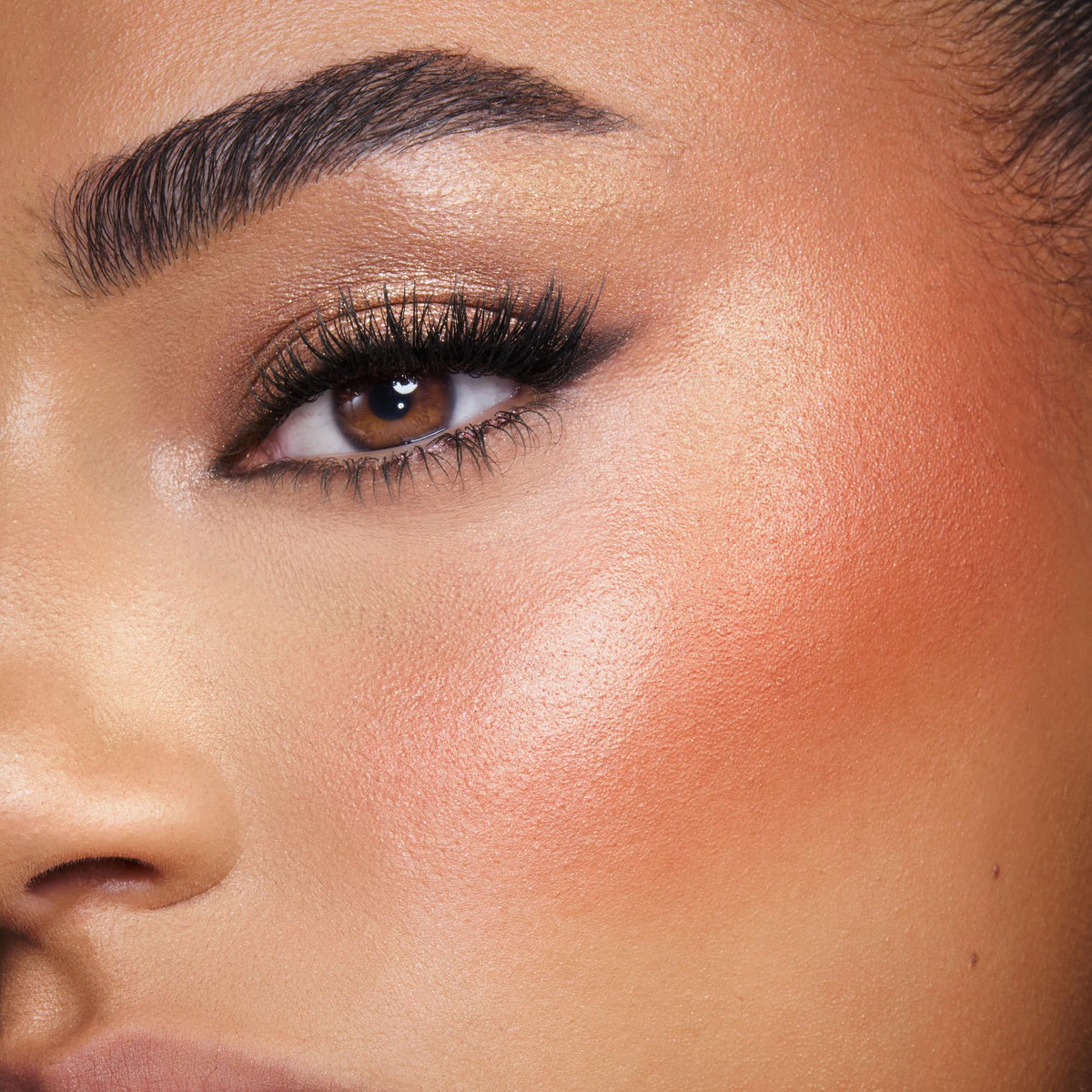Tan Charlotte Tilbury Mini Hollywood Blush & Glow Glide Palette - Powder Duo