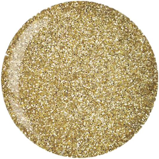 White Smoke Cuccio Pro Powder Polish Dip - Rich Gold Glitter - Nail Lacquer for Manicures & Pedicures, Easy & Fast Application/Removal - No LED/UV Light Needed - Non-Toxic, Odorless, Highly Pigmented - 2 oz