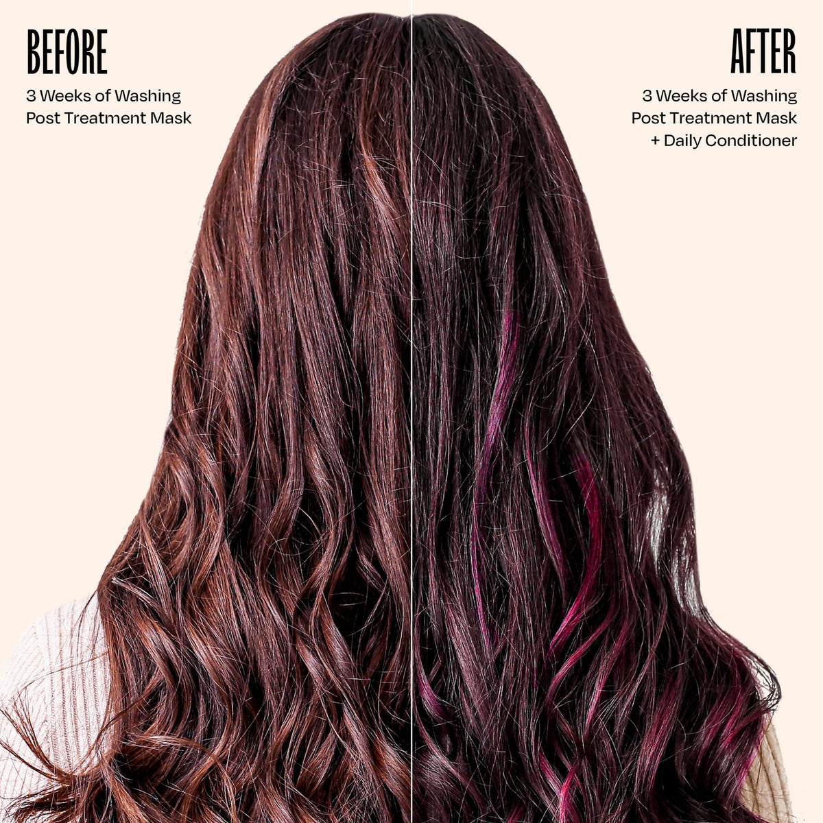 Seashell OVERTONE® Semi-Permanent Color Depositing Conditioner, Cherry Chestnut