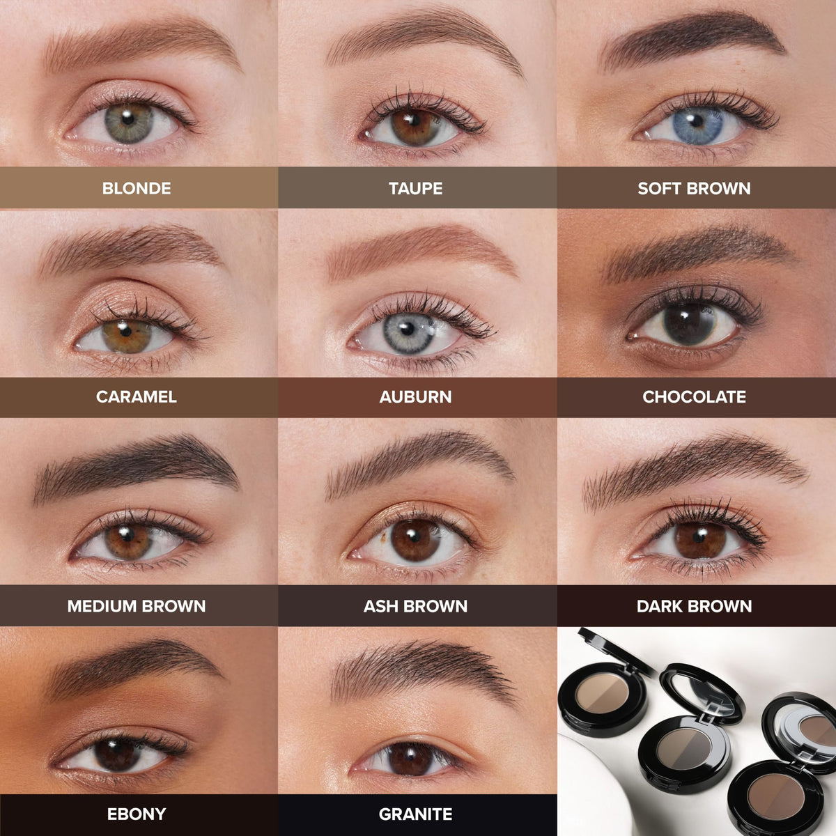 Tan Anastasia Beverly Hills - Brow Powder Duo Dual-Shade Fill & Define