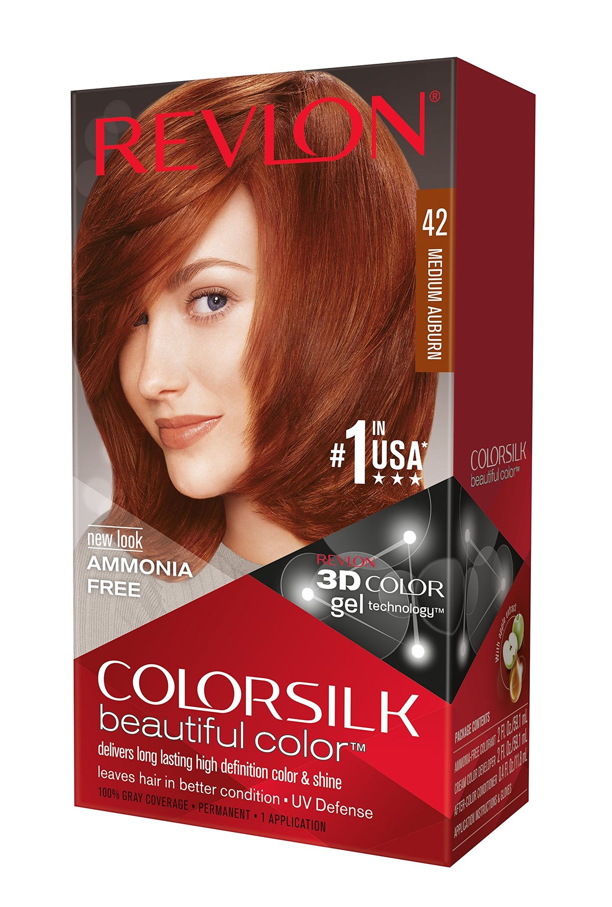 White Smoke Revlon Colorsilk Haircolor, Medium Auburn