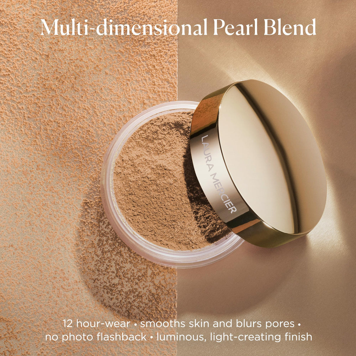 Rosy Brown Laura Mercier Translucent Loose Powder, Light Catcher
