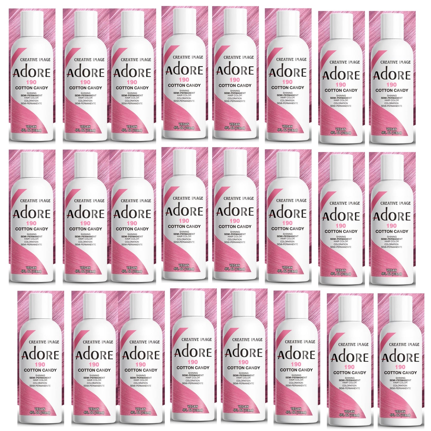 White Smoke Adore 190 Cotton Candy (Pack of 24)