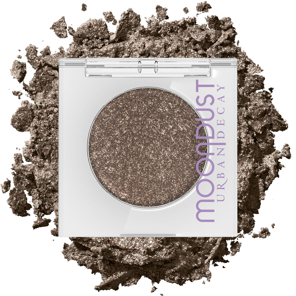 White Smoke Urban Decay 24/7 Moondust Brown Eyeshadow with Micro-Pearls (Diamond Dog)