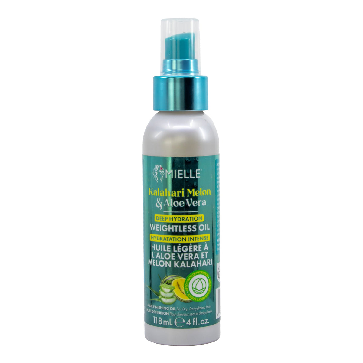 White Smoke MIELLE Kalahari Melon &amp; Aloe Vera Deep Hydration Weightless Oil (4oz)
