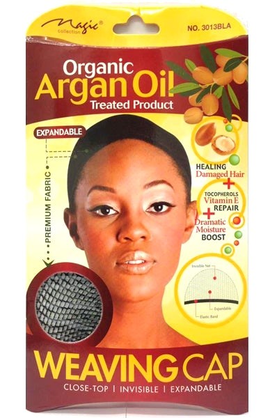 Beige MAGIC COLLECTION Weaving Cap Expandable with Argan Oil Treated