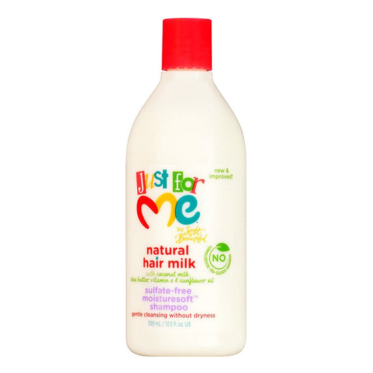 Seashell JUST FOR ME Natural Hair Milk Sulfate-Free Moisturesoft Shampoo (13.5oz)