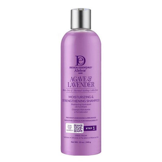 White Smoke DESIGN ESSENTIALS Agave &amp; Lavender Moisturizing &amp; Strengthening Shampoo (12oz)