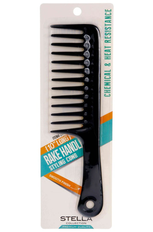 Light Gray MAGIC COLLECTION 10inch Rake Handle Comb