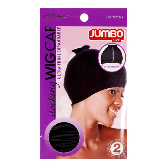 Black MAGIC COLLECTION 2pcs Wig Cap [Jumbo]