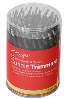 Dark Gray MAGIC COLLECTION 72 Cuticle Trimmers #NC506