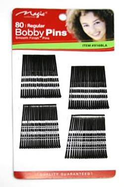 White Smoke MAGIC COLLECTION 1 3/4 Inch 80pcs Bobby Pins