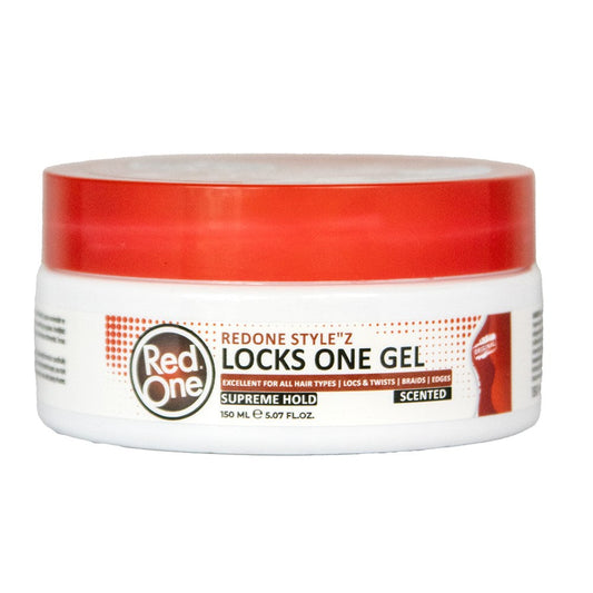 White Smoke RED ONE Style'Z Locs One Gel Scented [Supreme Hold]