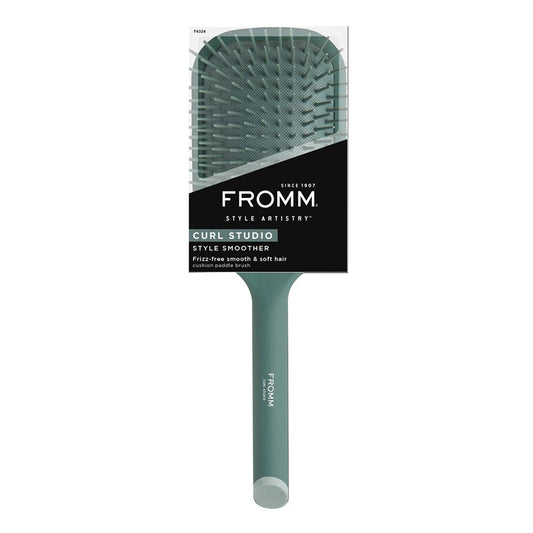 White Smoke FROMM Style Smoother Cushion Paddle Brush
