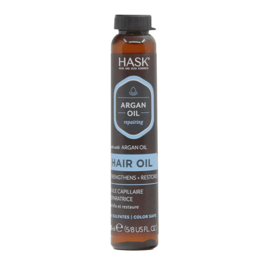 Dim Gray HASK Argan Oil Repairing Shine Hair Oil Vial (18ml)