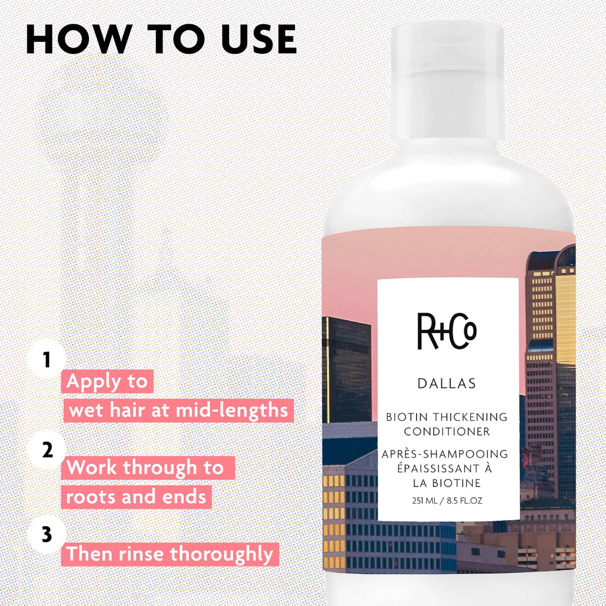 White Smoke R+Co DALLAS Biotin Thickening Conditioner