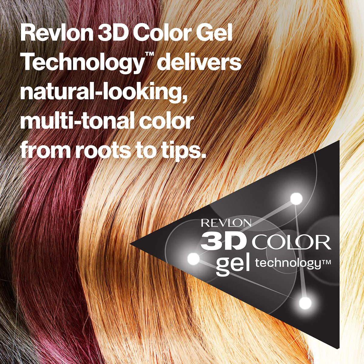 Peach Puff Revlon Colorsilk Beautiful Color, Permanent Hair Dye with Keratin, 100% Gray Coverage, Ammonia Free, 30 Dark Brown