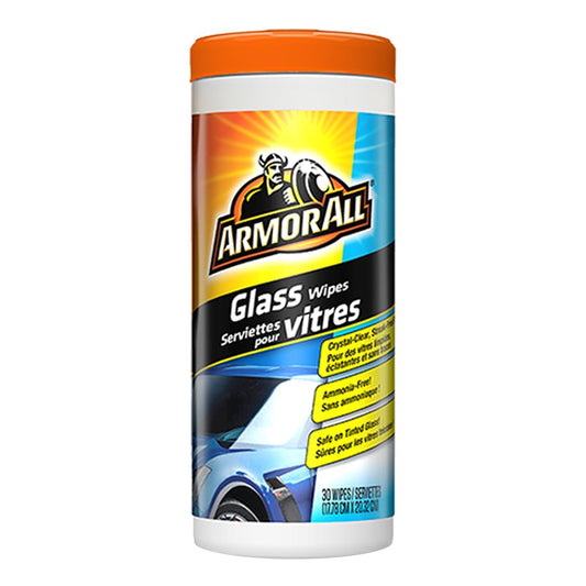 White Smoke ARMOR ALL Glass Wipes (30 wipes)