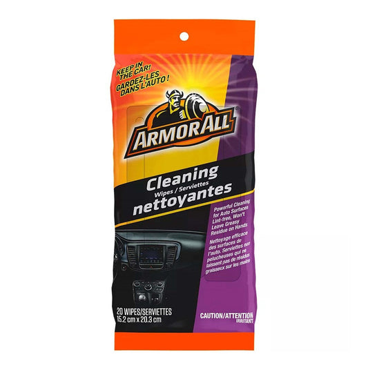 Orange Red ARMOR ALL Cleaning Wipes (20 wipes)