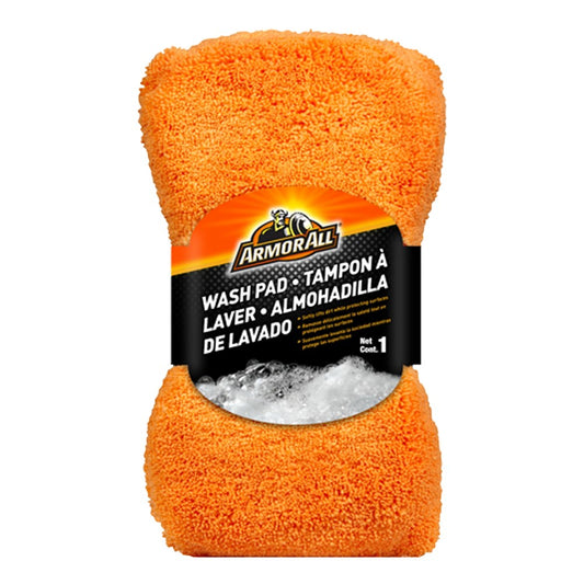 Dark Orange ARMOR ALL Microfiber Wash Pad
