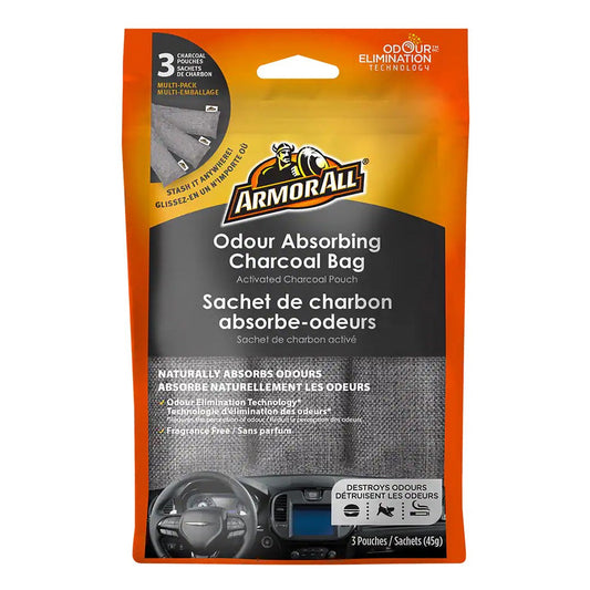 Dim Gray ARMOR ALL Odour Absorbing Charcoal Bag (45g)