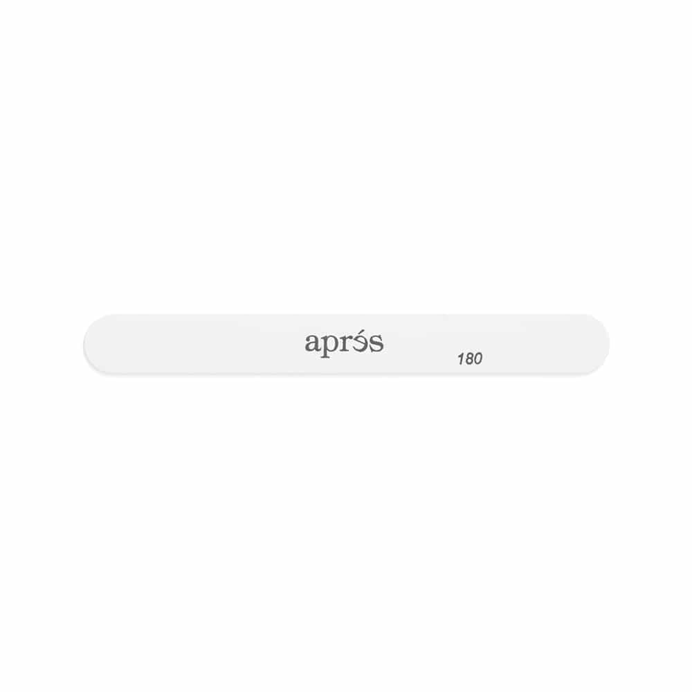 White Smoke Apres Nail File 100/180 Grit - White Round 73707