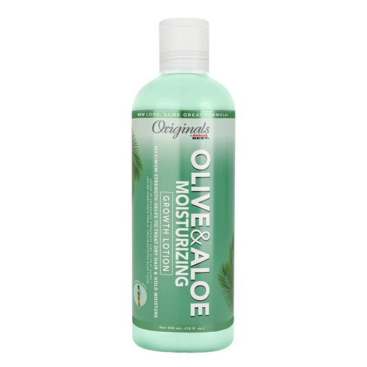 White Smoke AFRICA'S BEST Originals Olive &amp; Aloe Anti-Breakage Growth Lotion (12oz)