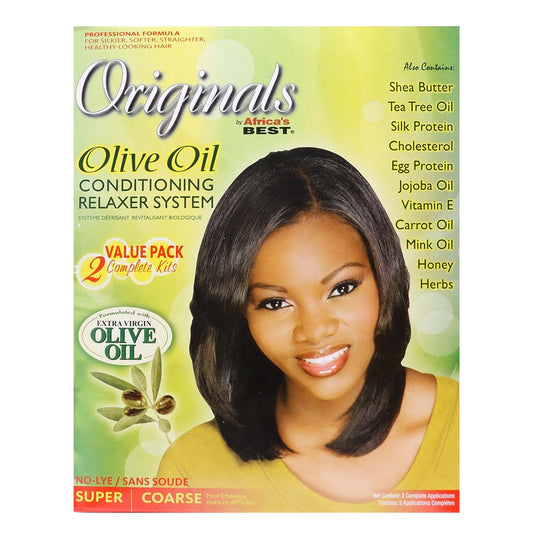 Khaki AFRICA'S BEST Originals Value Pack Relaxer Kit [Super]
