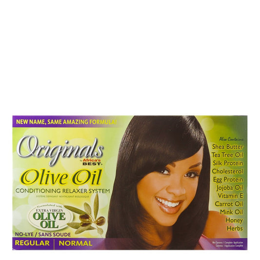 Dark Slate Gray AFRICA'S BEST Originals Relaxer Kit [Regular]