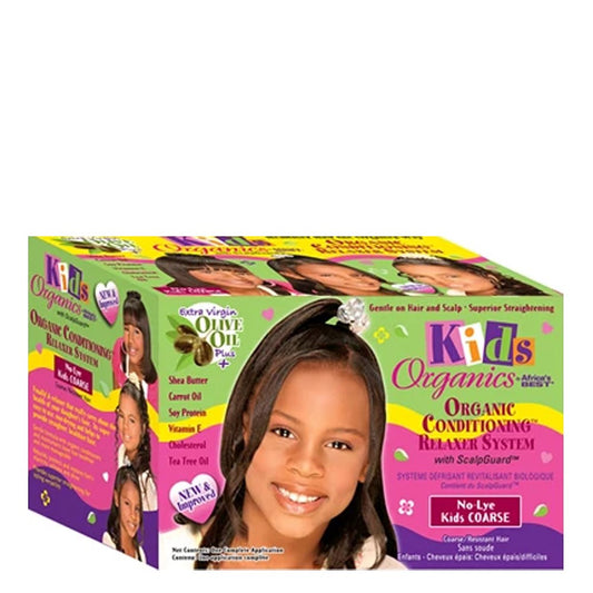 White Smoke AFRICA'S BEST Kids Originals Relaxer Kit [Coarse]