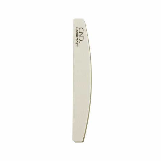 Light Gray CND Boomerang Padded File 180/180 Grit11052