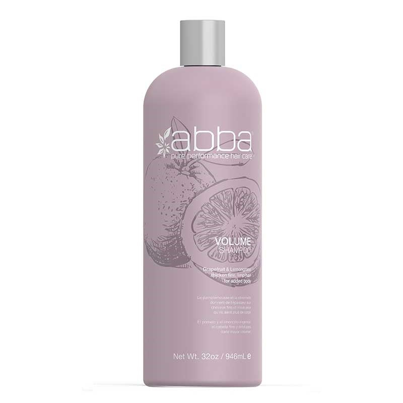 Dark Gray Abba  Volume Shampoo  1L