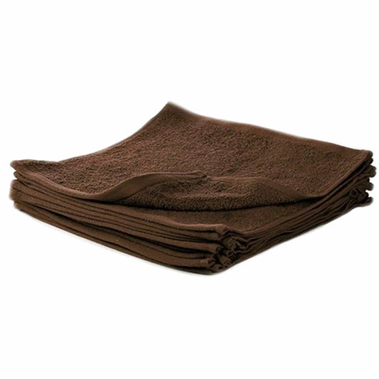 White Smoke Facial Cloth DK. Brown Regency 12"x12" - 1Doz