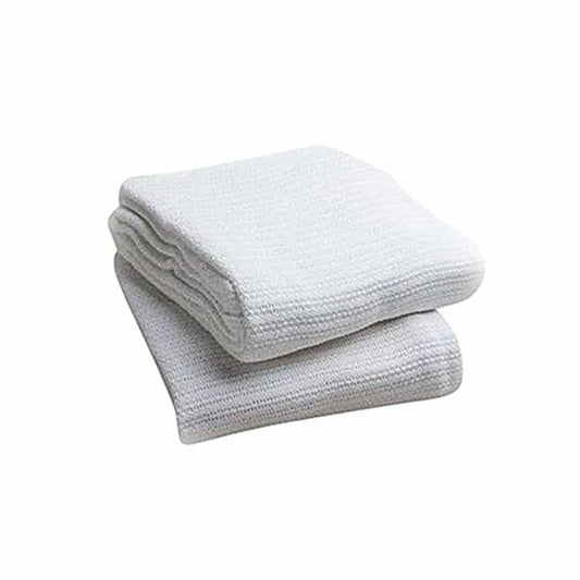White Smoke LinenSense White Thermal Blanket 80" x 80" - TB-01-W